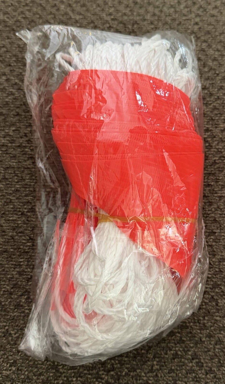 105Ft Pennant Banner Flags, 7X10 Orange 45 Pcs High Visibility Safety Flagging