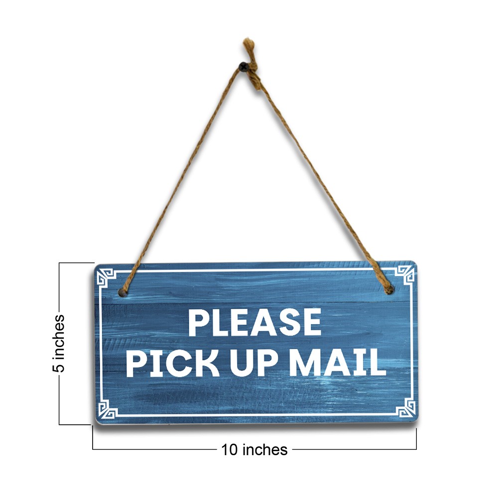 Business Office and Home Signs | Rustic Oak Wood 5 x 10″ Hanging Signs