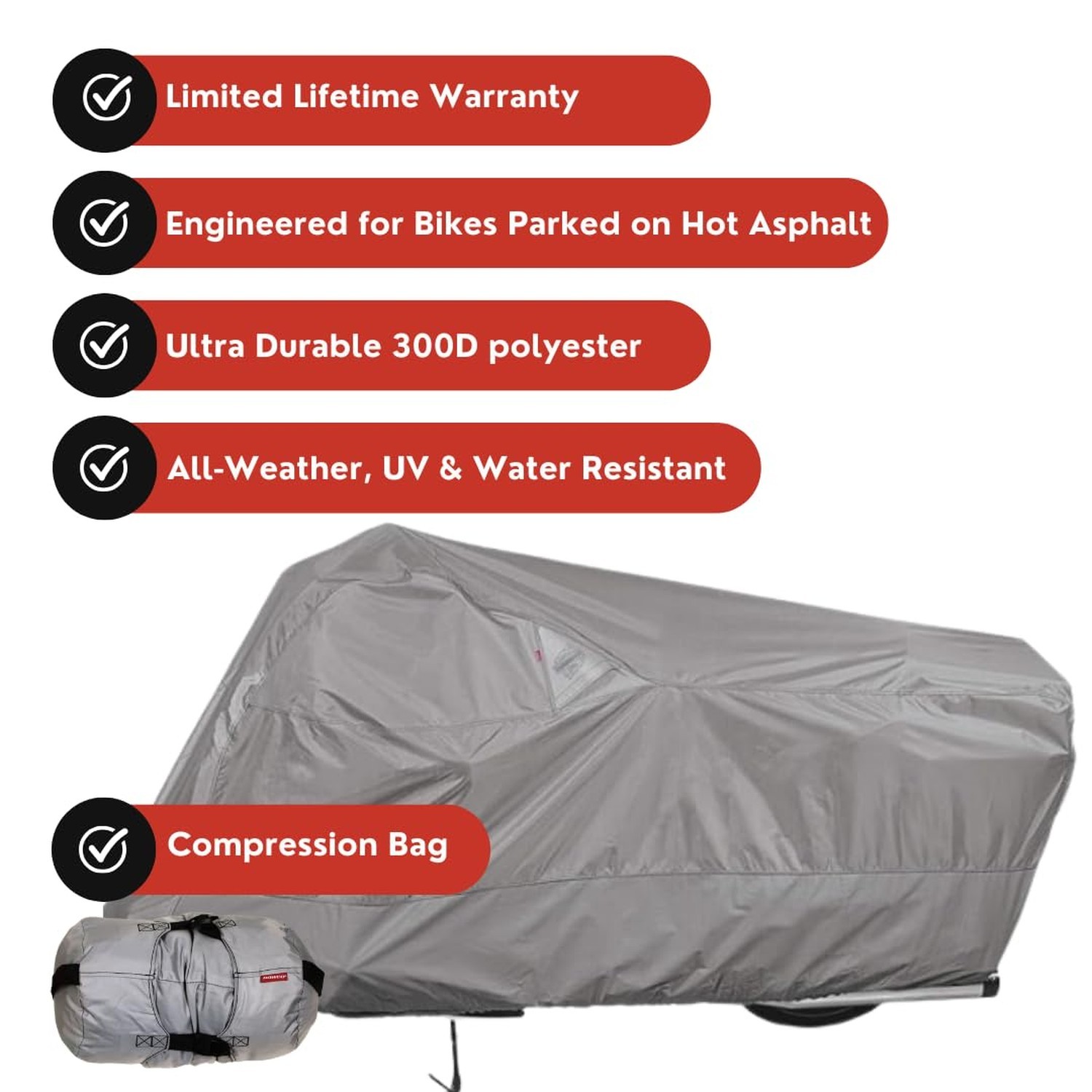 Dowco Guardian 50124-07 WeatherAll Plus Indoor/Outdoor Waterproof Motorcycle …