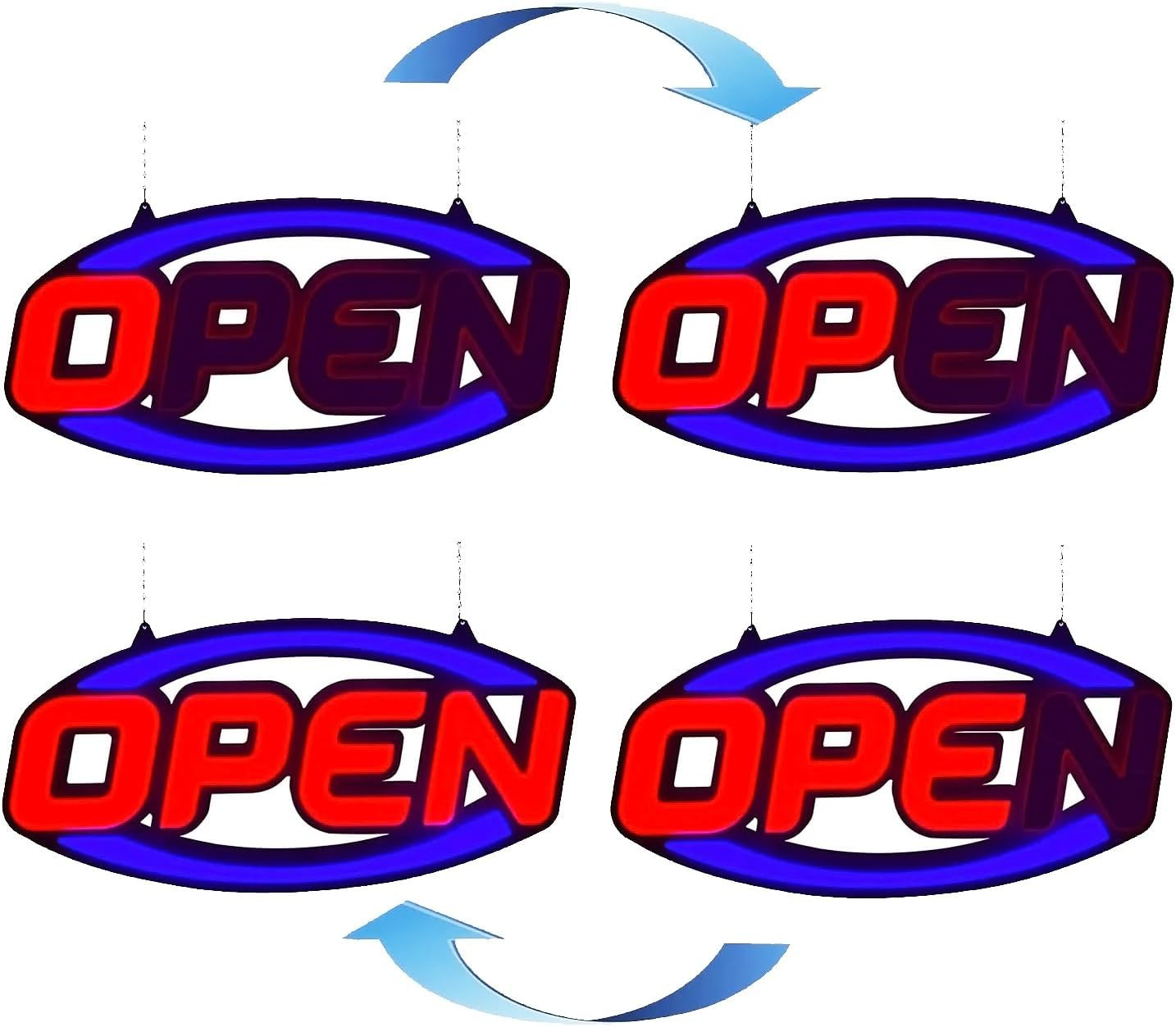 2026 Model 32″ X 16″ LED Neon Open Sign – Ultra Bright Extra Jumbo Large – Remot