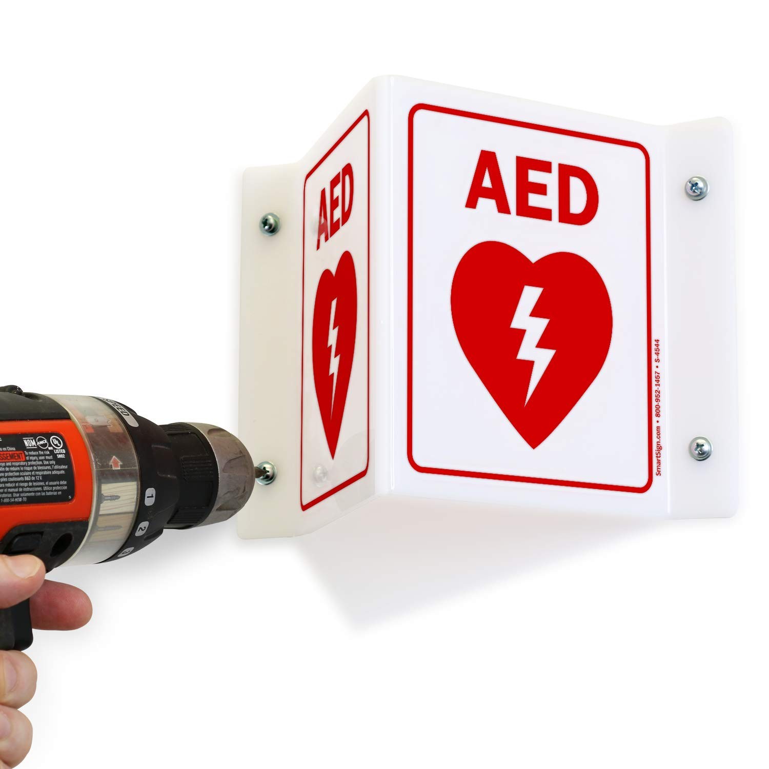 “AED” Projecting Sign | 5″ x 6″ Acrylic