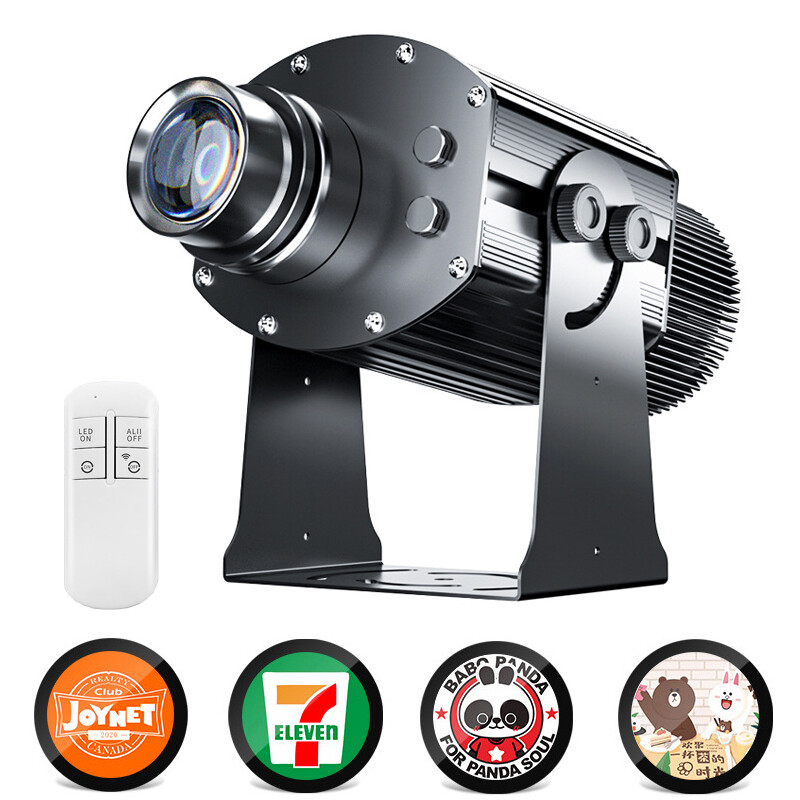 Customizable 200W Led Logo Projector Rotating Waterproof Gobo Light for Store AD