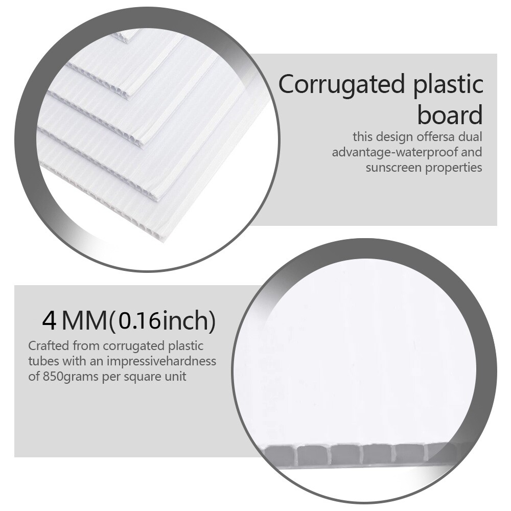 18×24 17×12 Yard Signs Personalized Blank Corrugated Lawn Sign Large With Stakes