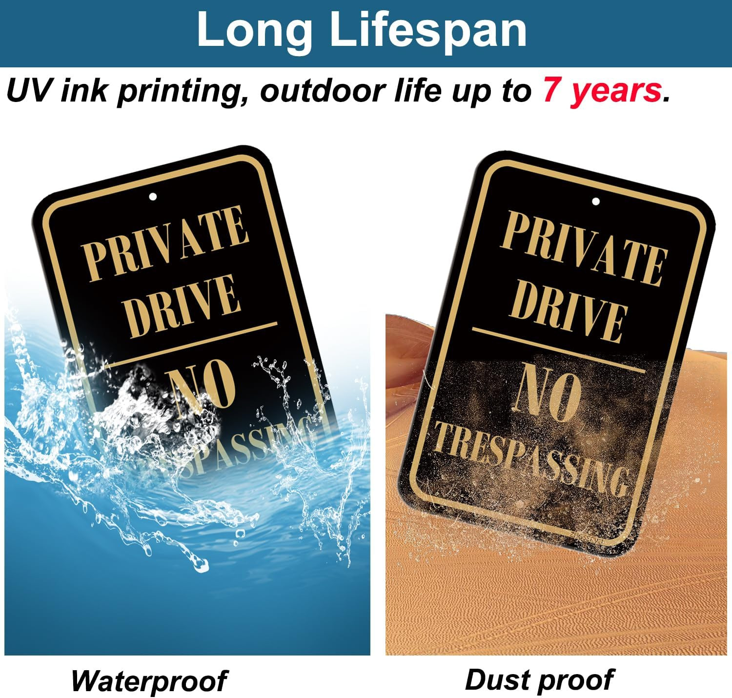 Private Drive No Trespassing Signs 2 Pack 12 X 18 Inches Private Driveway Sign R