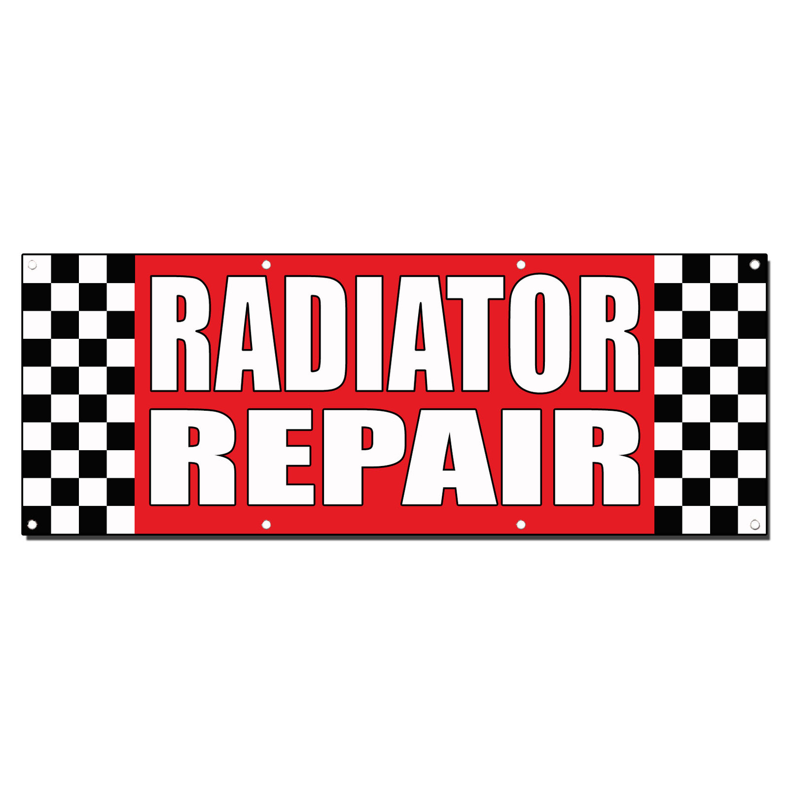 RADIATOR REPAIR Auto Body Shop Car Repair Banner Sign 2 ft x 4 ft /w 4 Grommets