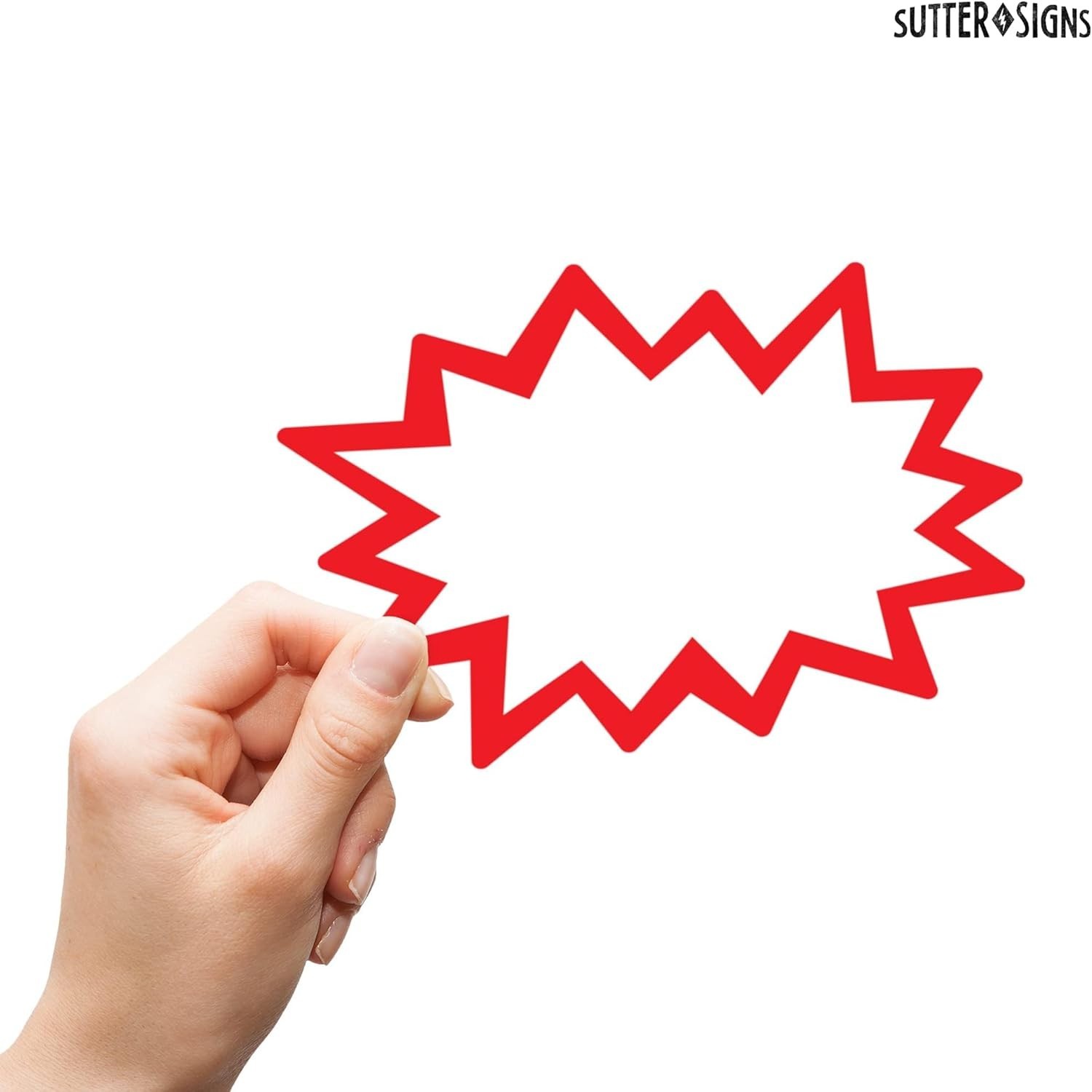 Starburst Signs with Stickers 100Pcs 3×5 inch | Sale Price Tags for Garage Sale
