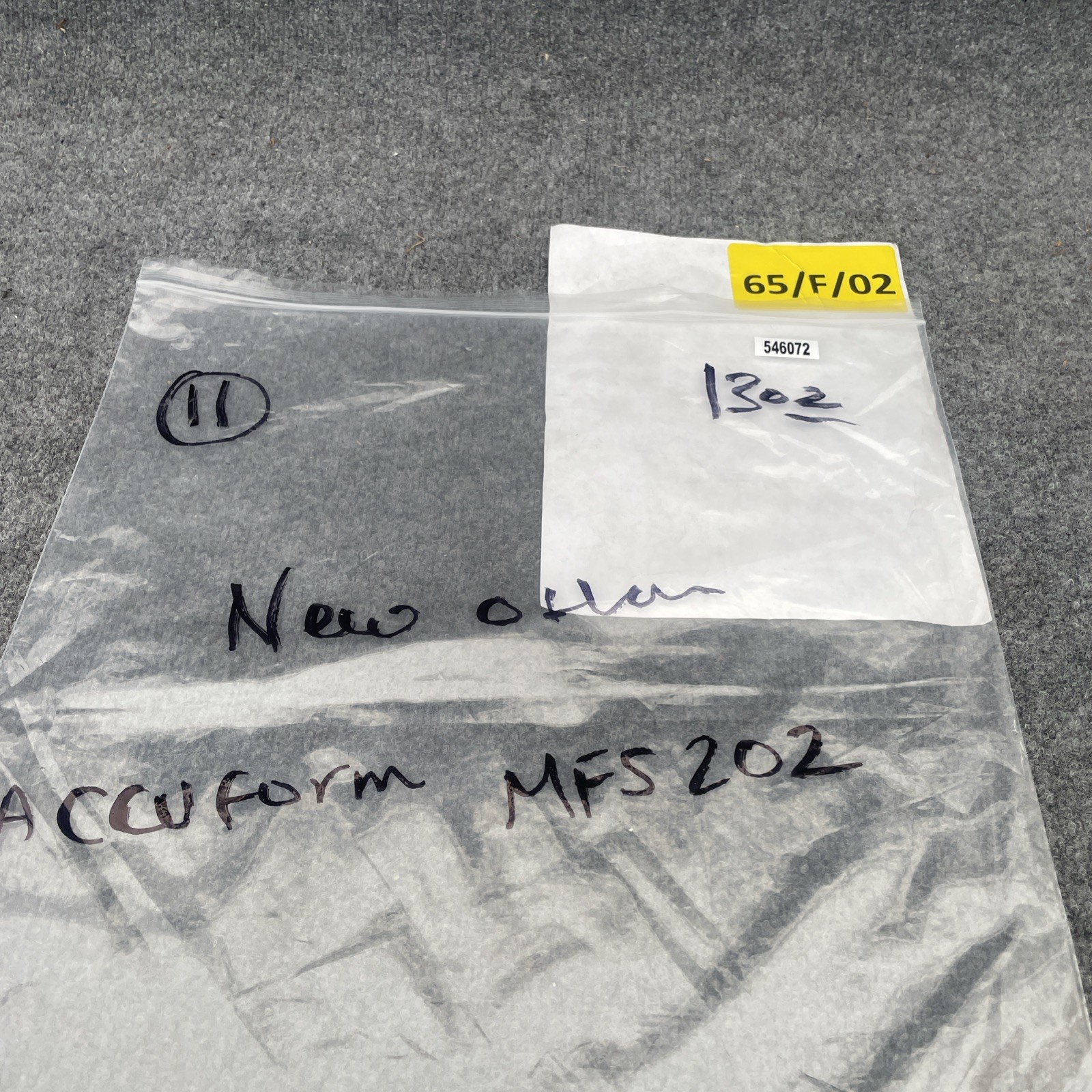 Accuform MFS202 EAR PROTECTION REQUIRED 17” Black/Yellow Floor Adhesive Vinyl