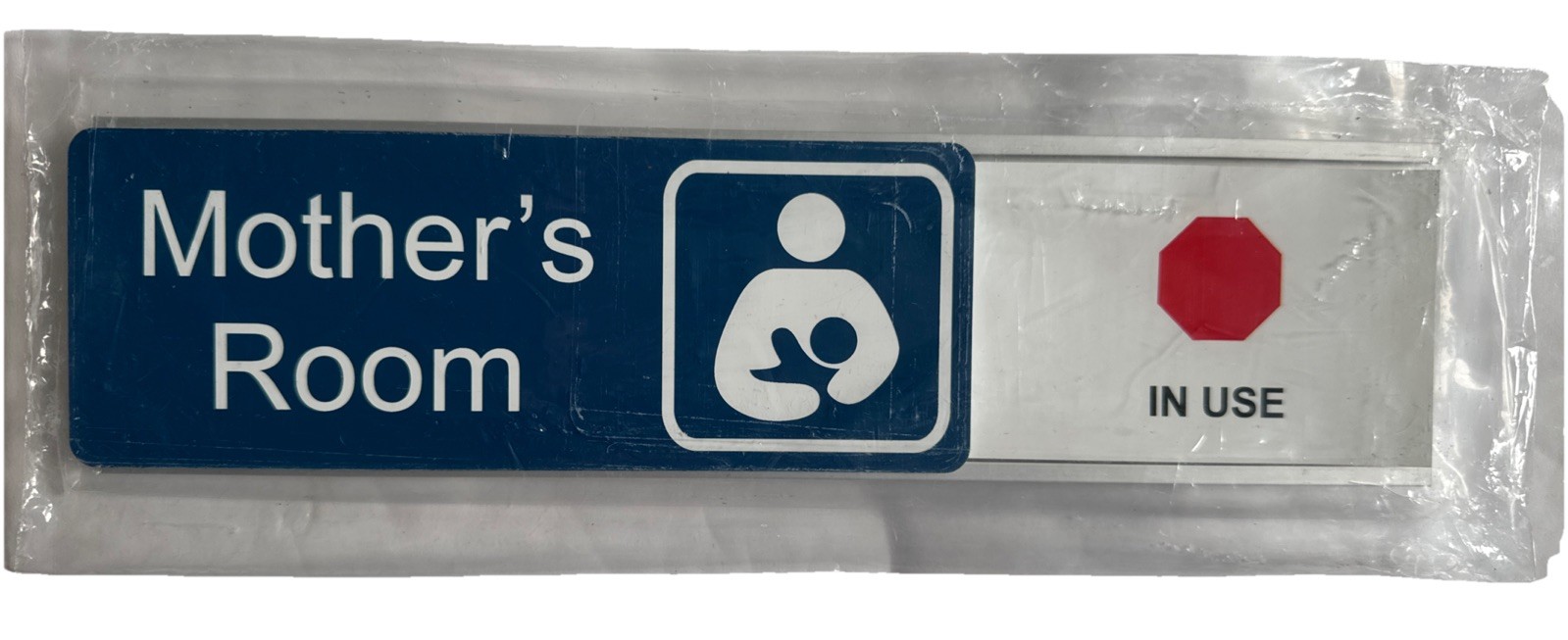 Mother’s Room Sliding Door Sign Breastfeeding Privacy In Use/ Available | Silver