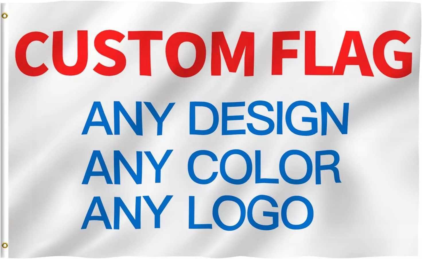 Custom Double Sided 3layer Flag Personalized Flags Banners Polyester Rip-Proof