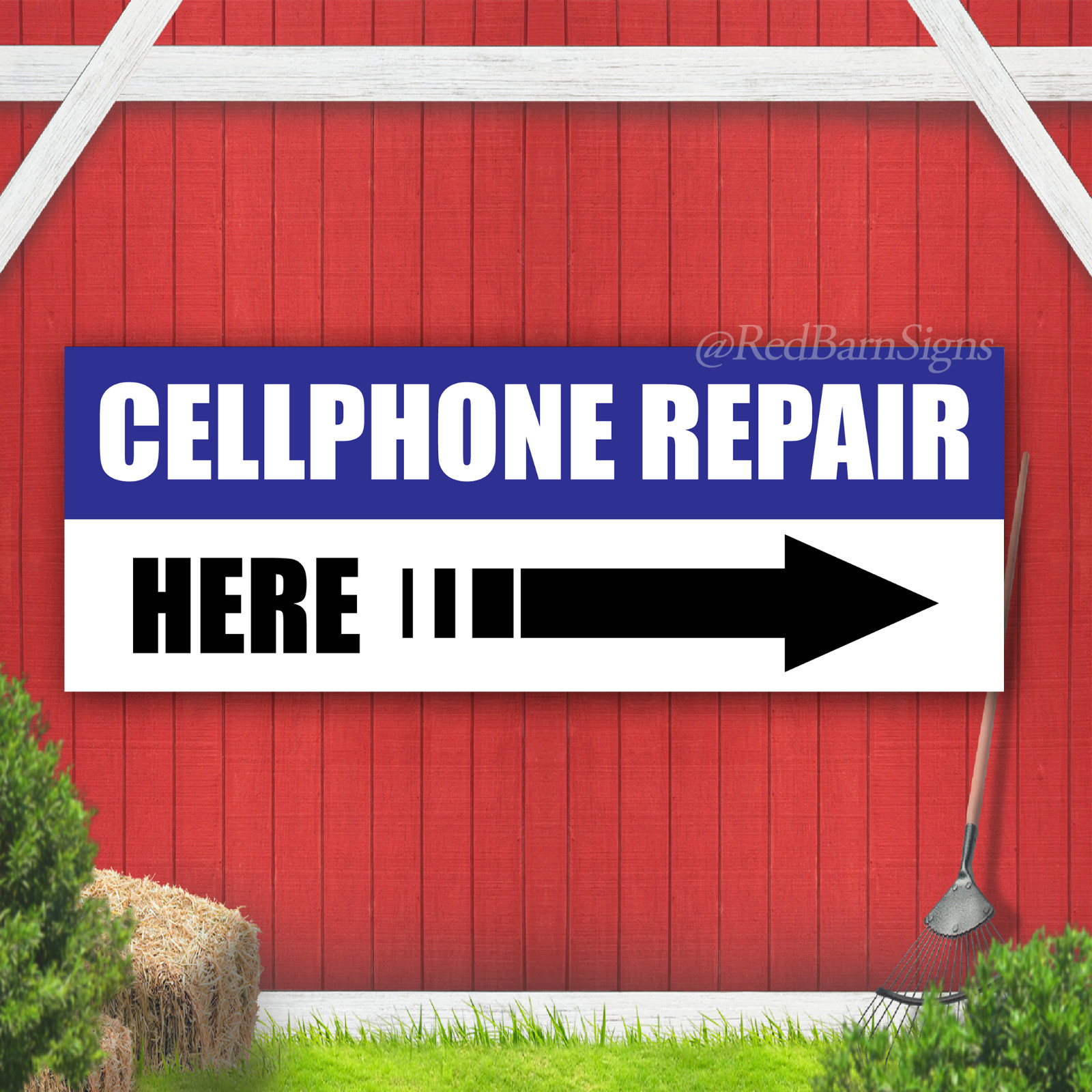 Cellphone Repair Here Indoor Outdoor Vinyl Banner Design