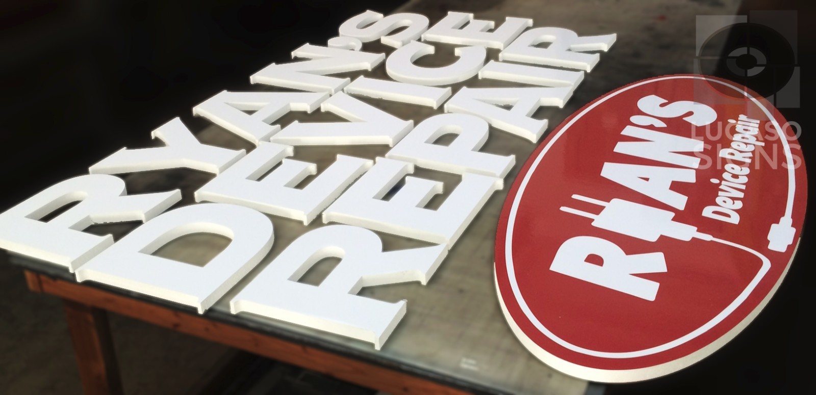 Custom Storefront Foam Sings Dimensional Letters Acrylic Face Outdoor Economic