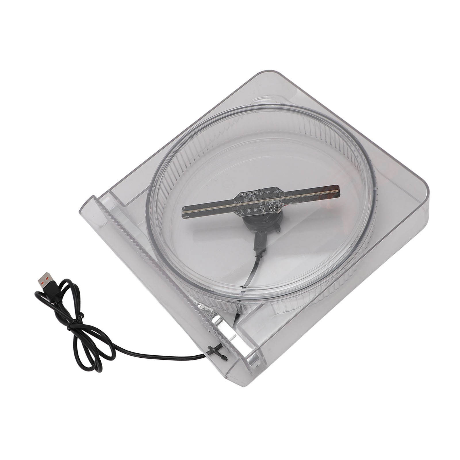 14cm 3D Hologram Fan With Cover Holographic Projector Advertising Display 1 CDUR