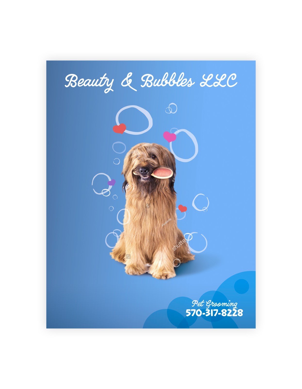 QUOTE: Custom Window Decals for Dog Groomers / Perforated One Way Vision