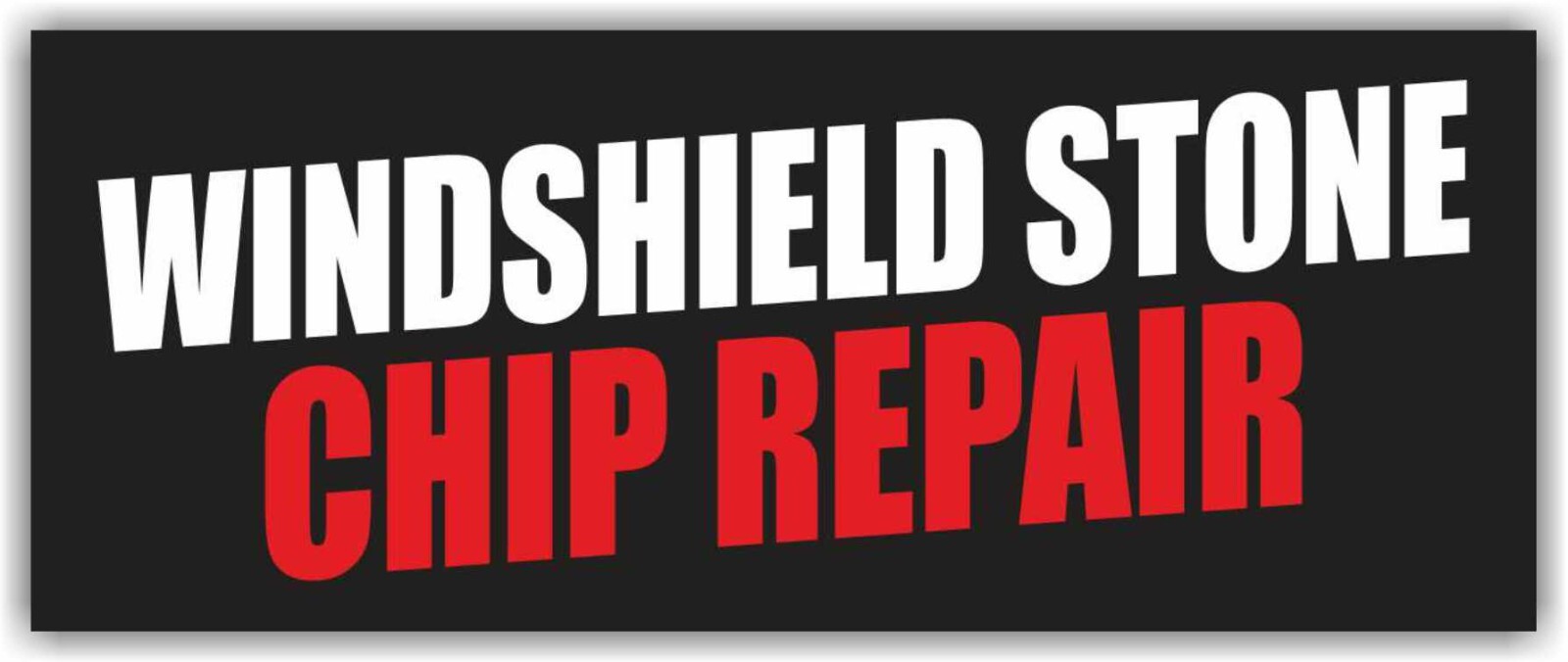 WINDSHIELD STONE CHIP REPAIR Advertising Banner Vinyl Mesh Sign car service auto