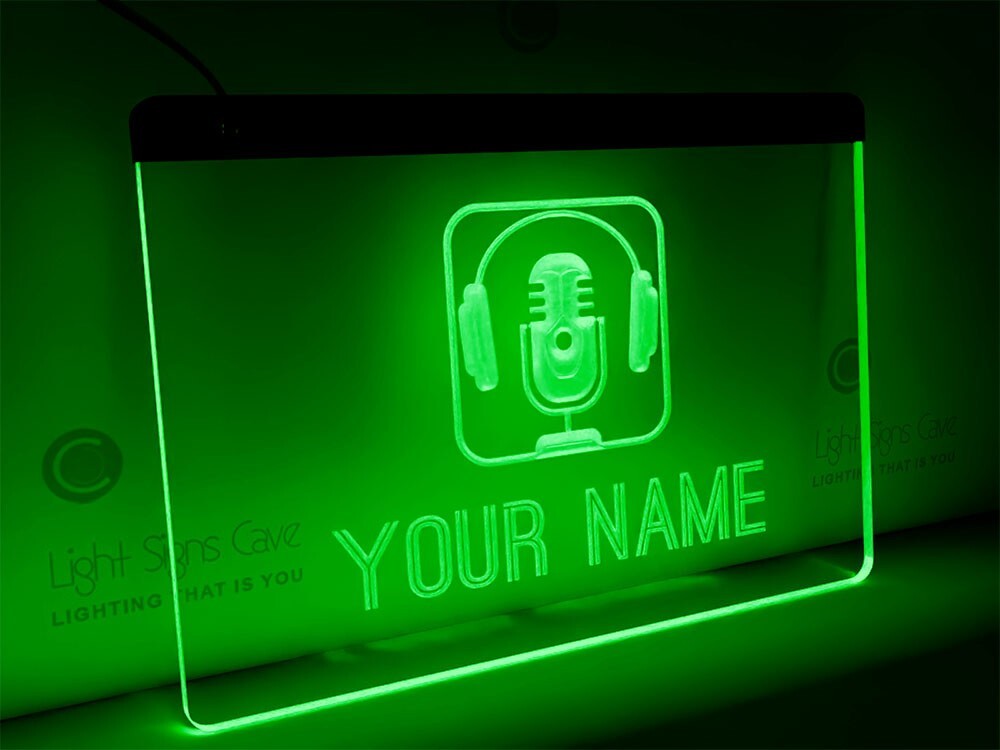 Personalized Recording On-Air light – LED sign | RGB multi-color sign