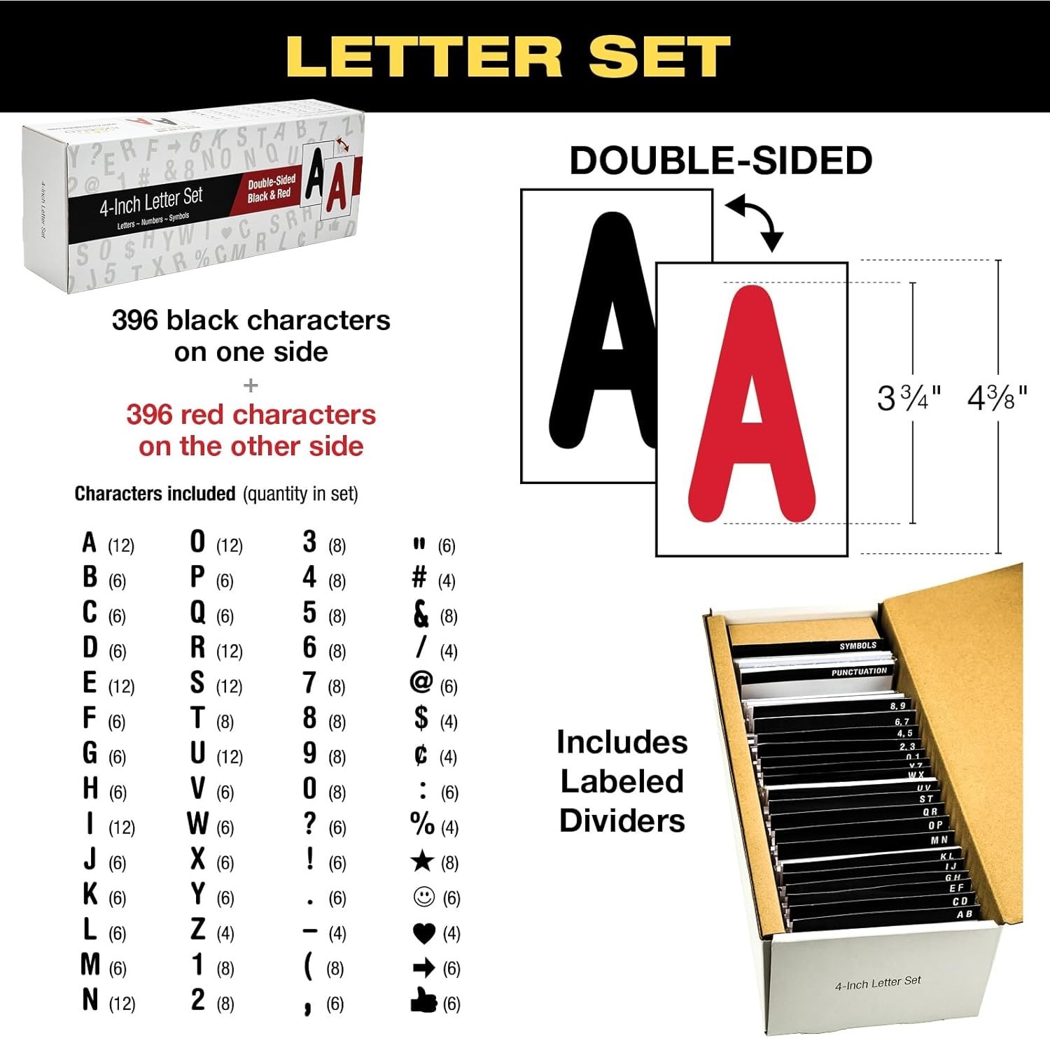 Changeable Message Board Kit – 24×36 Inches