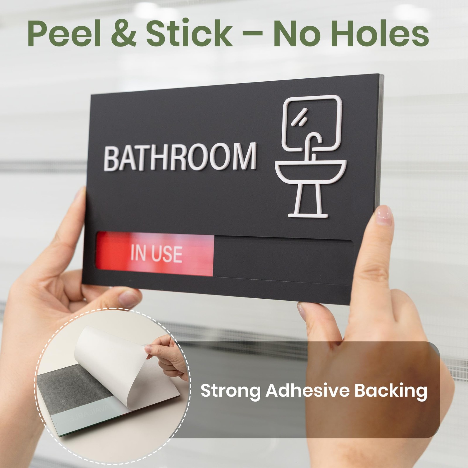 Wellness Room Sign, Do Not Disturb Office Door Signs, Available In Use Sign, …