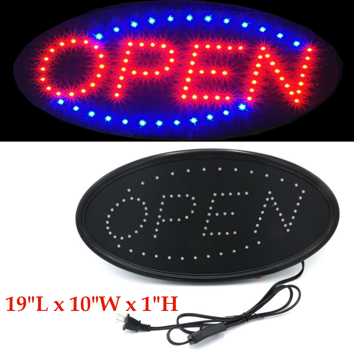 LED Store OPEN Business Sign Ultra Bright Neon Light Animated Motion with ON/OFF