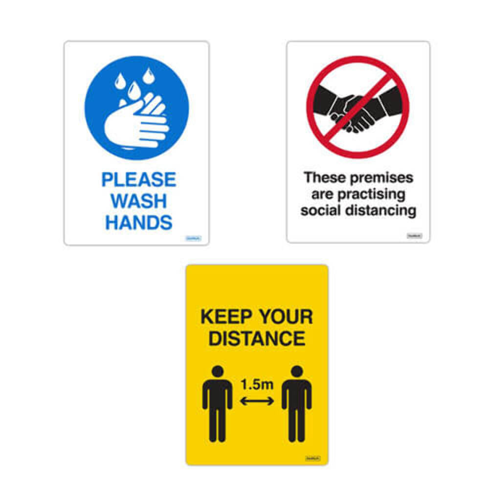 Durus Self Adhesive Decal Anti Slip Durable 105x148mm Pack of 2 High Quality