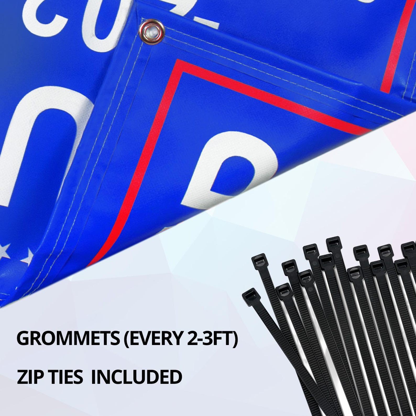Anley Custom Vinyl Banner – 18oz Heavy Duty Vinyl Sign – Personalized Banner