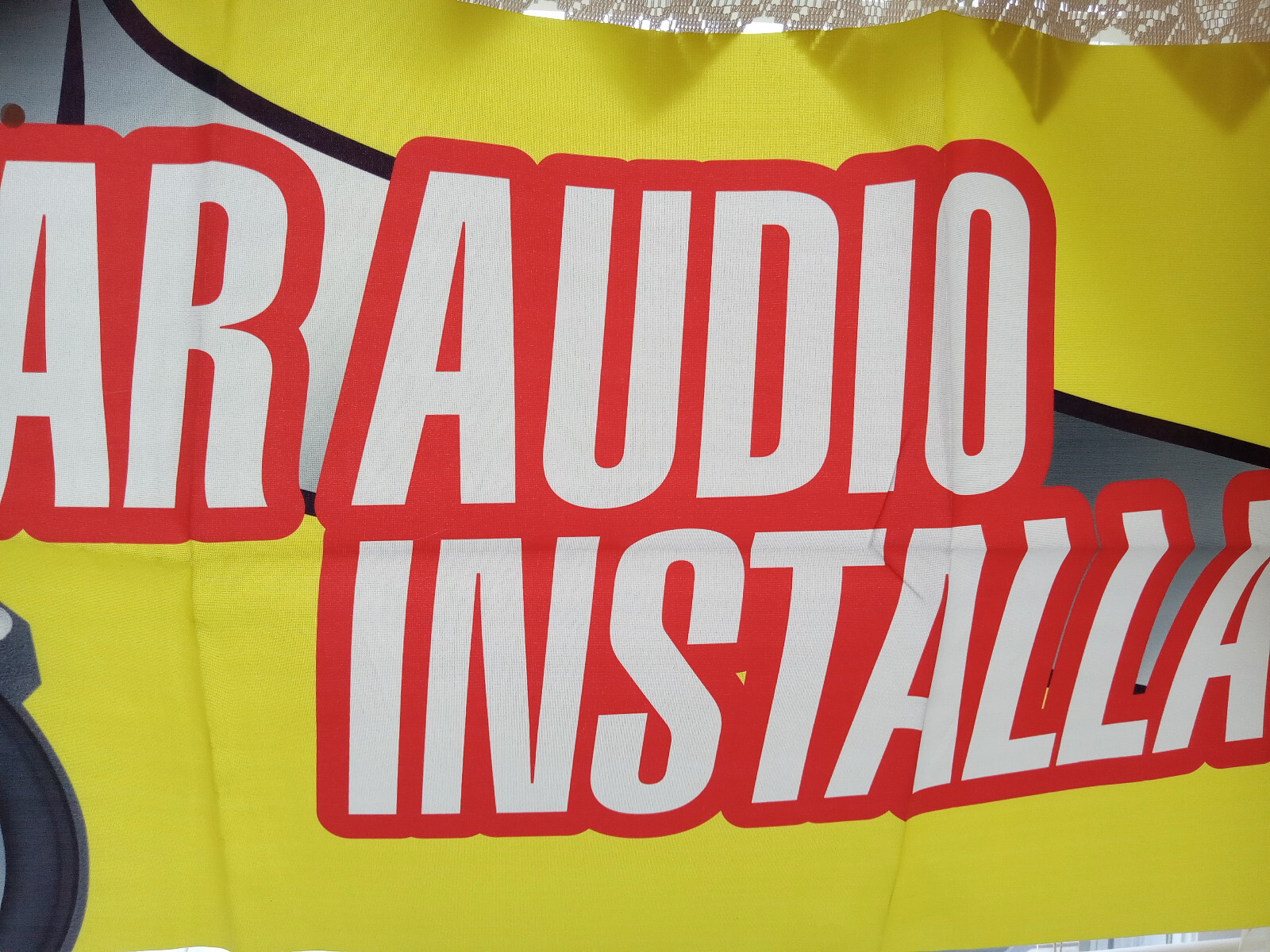 CAR AUDIO INSTALLATION Vinyl Banner Sign 18″X48″