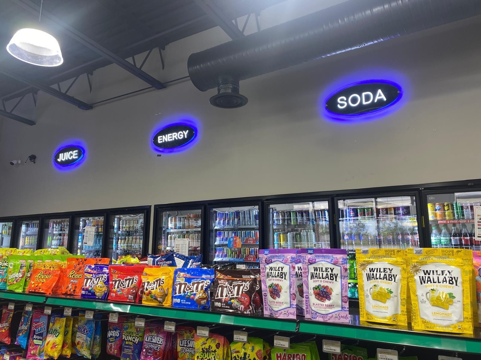 Led cooler door Led Neon signs 30x15in with power supply, Gas station, C-store