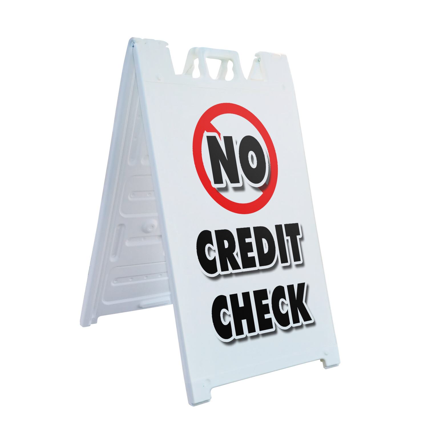 A-frame Sidewalk No Credit Check 24″ x 36″ Double Sided A-Frame Sidewalk Sign