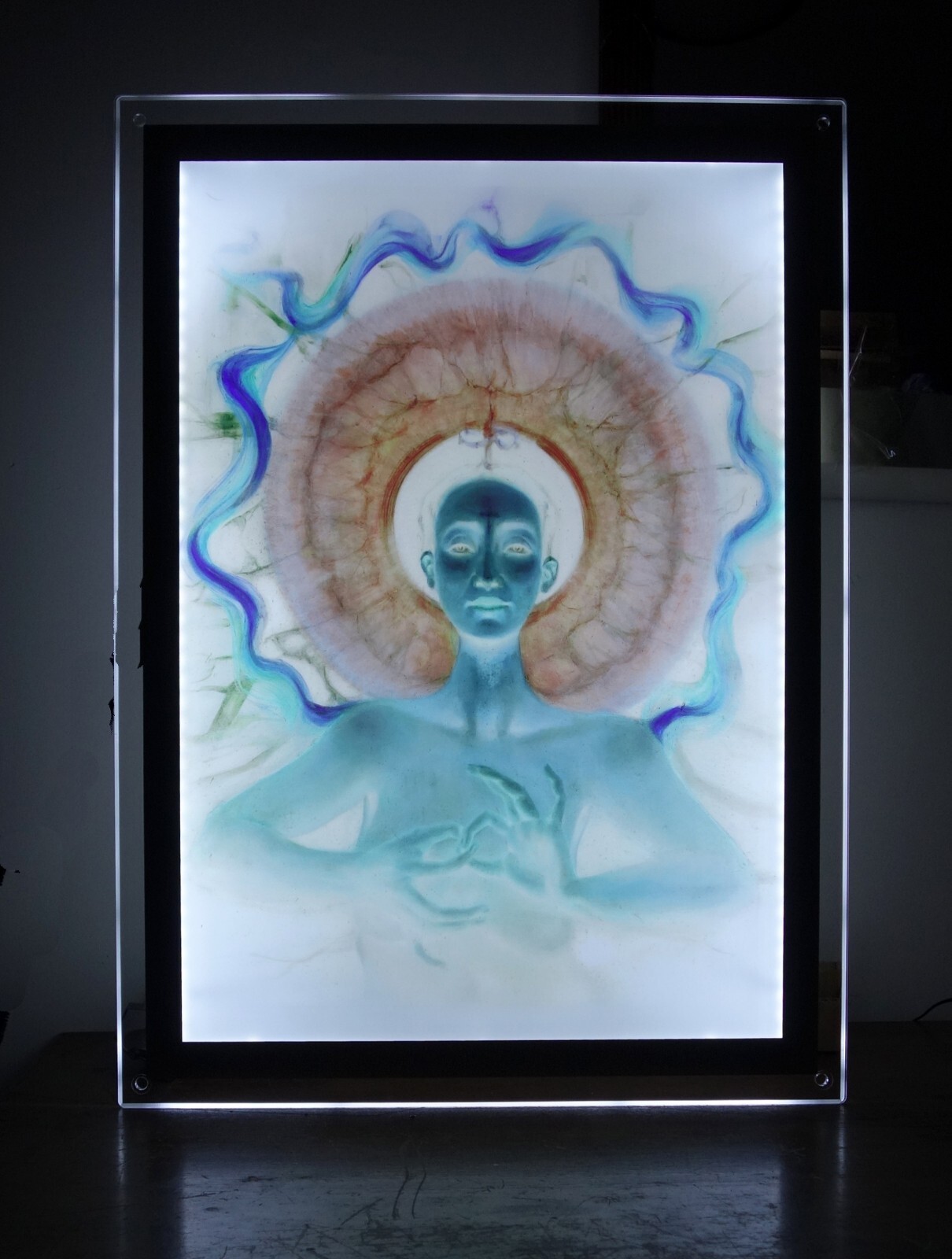 A2 crystal ultra thin backlit light box frame, advertising, art, agency display