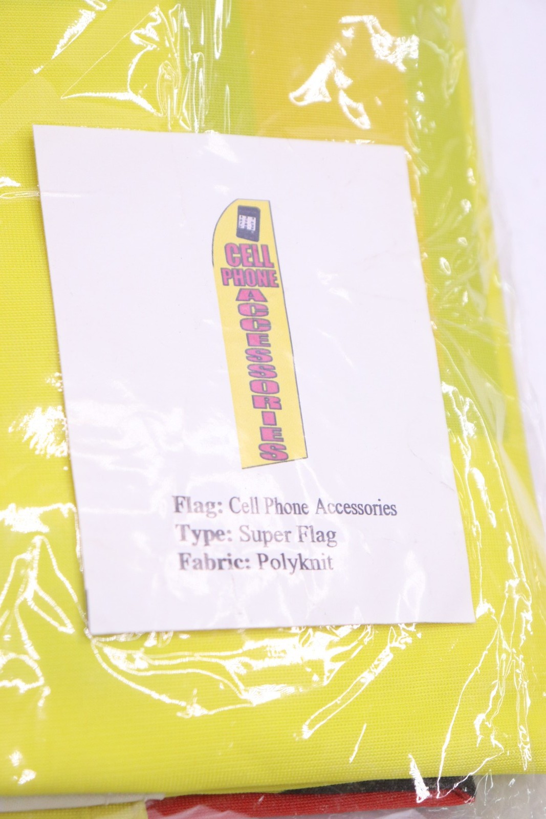Cell Phone Accessories Windless Banner Flag Polyknit