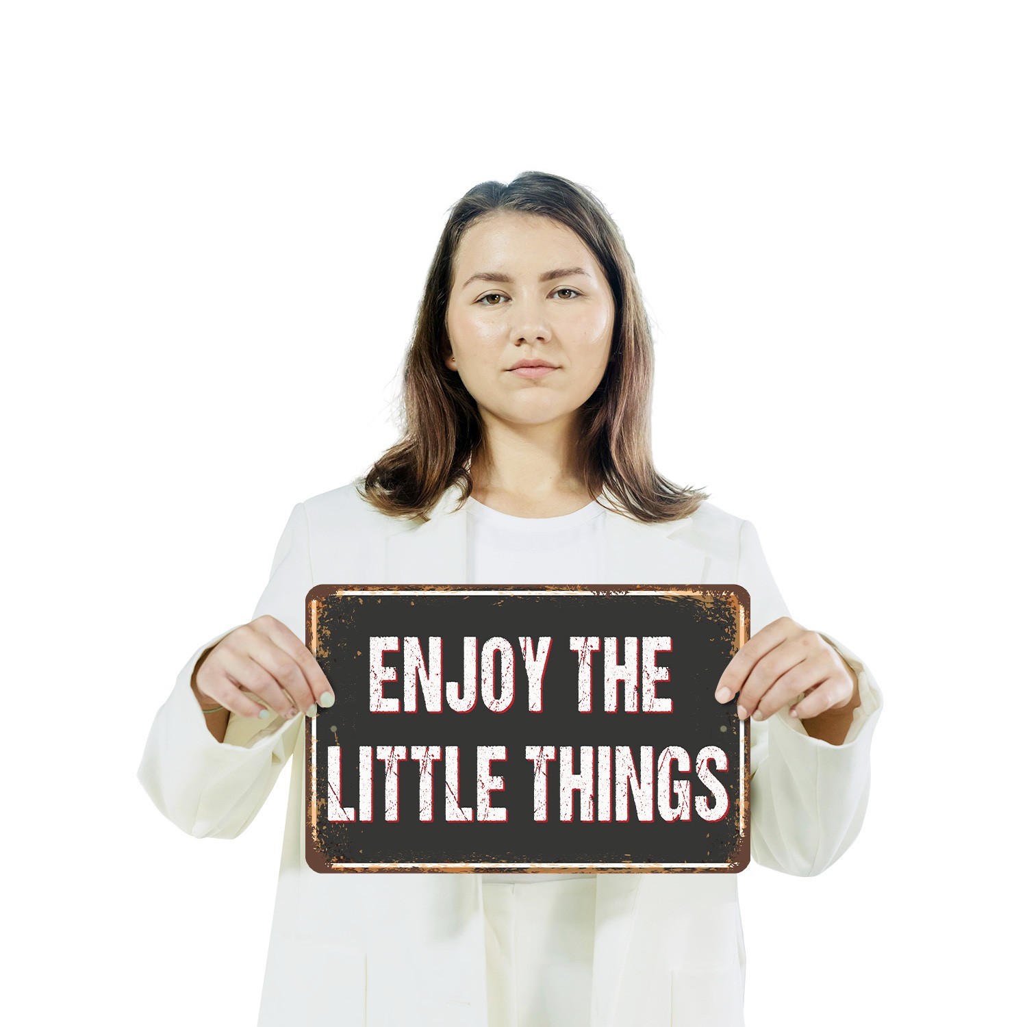 Enjoy The Little Things Street Sign Small Joys Big Days Perfect for Hallways