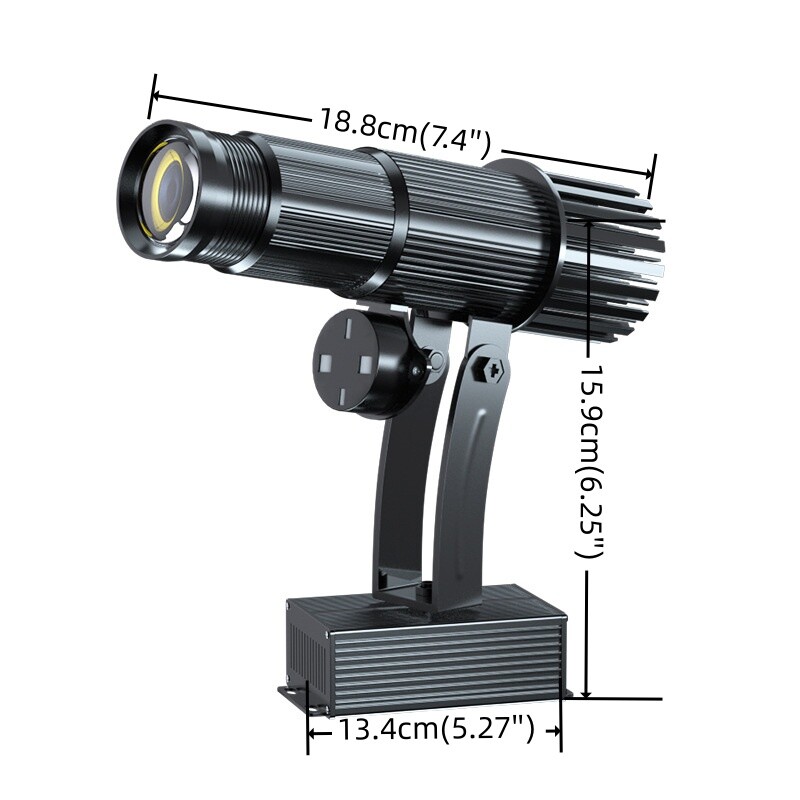 15W-50W Indoor Logo Gobo Projector Lamp with Customizable Patterns Cafe Ballroom