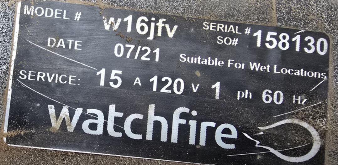 Full Color WatchFire Digital Sign Module w16/j oa16/b/j 16mm PT# 913347-0.1