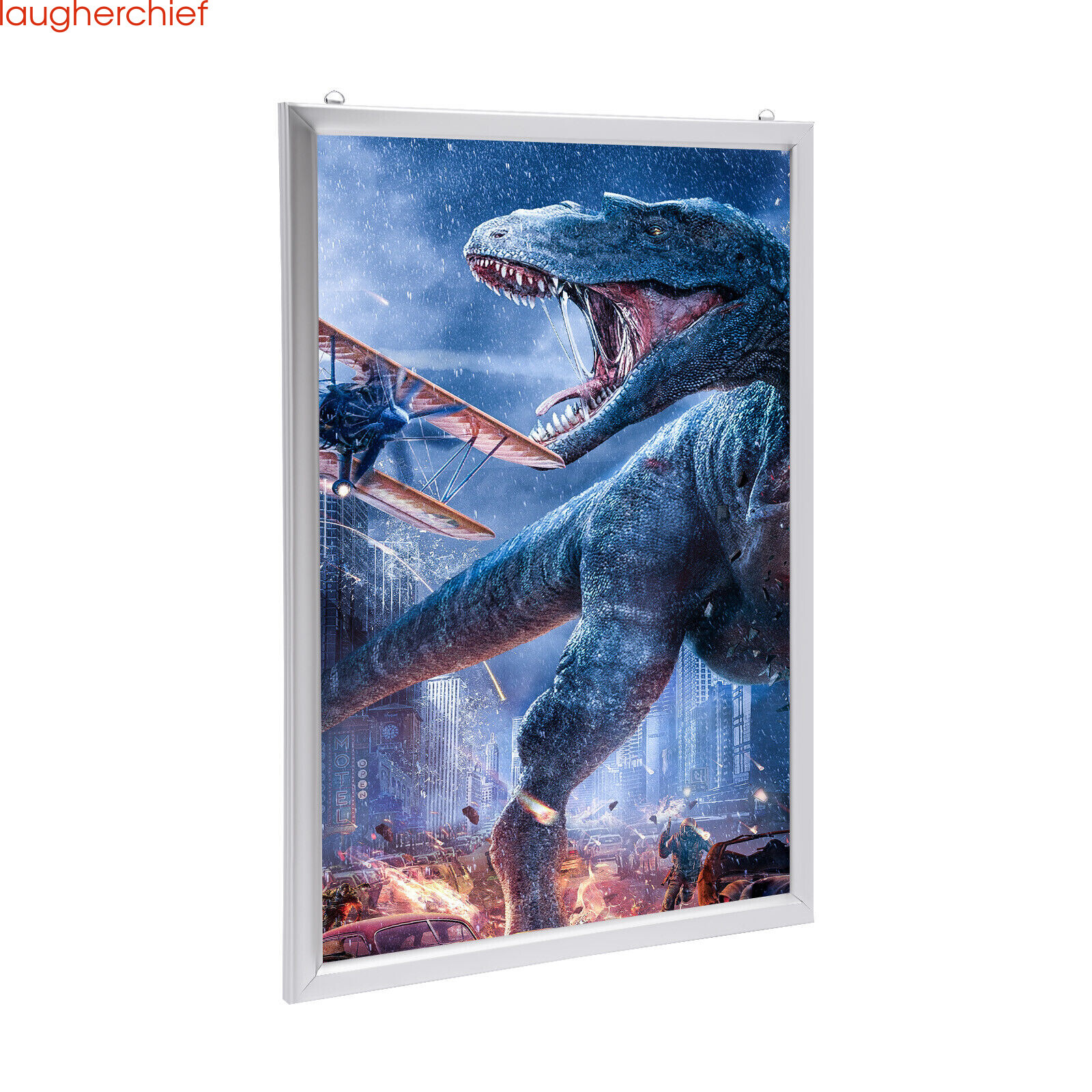 Wall Mount LED Light Box Movie Poster Display 24″x36″ Advertising Frame Store US