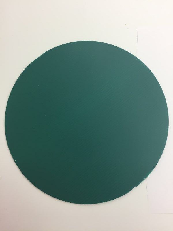 (10 Pk) Yard Signs Circle – 17.5″ Diameter – Green – with H-Stakes