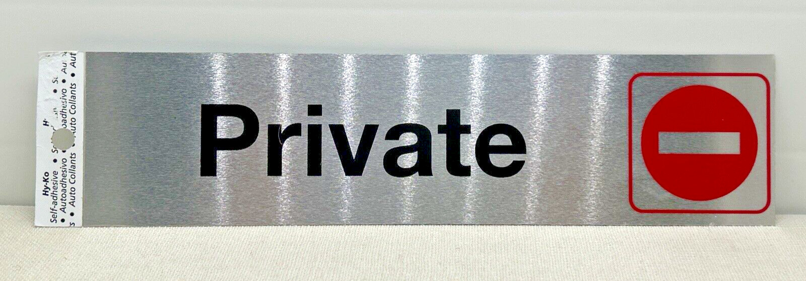 Private Sticker Decal Self Adhesive Aluminum Sign Business Building Door 8″ x 2″