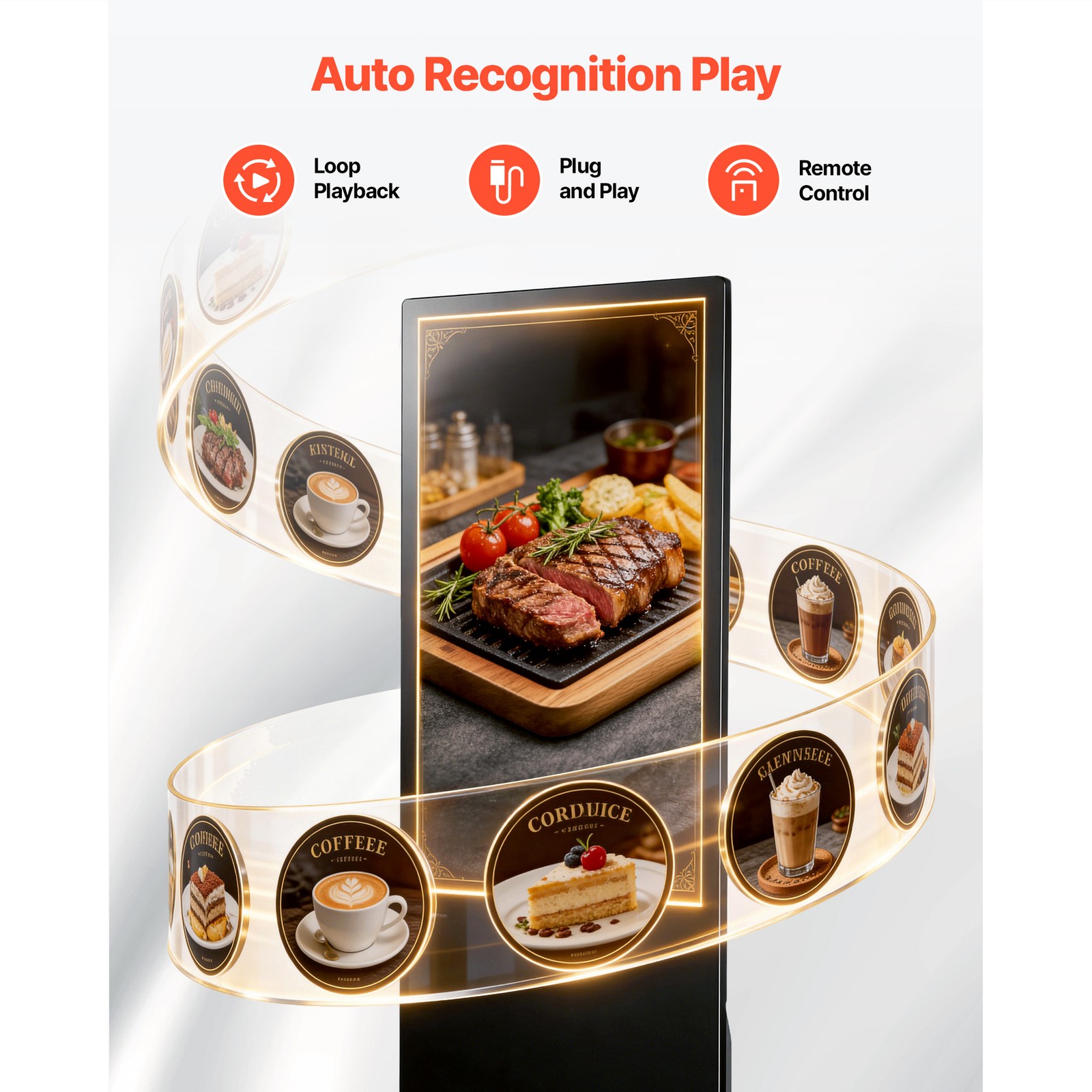 Uimoso 43 in Indoor Digital Signage Floor Standing LCD Advertising Display Kiosk