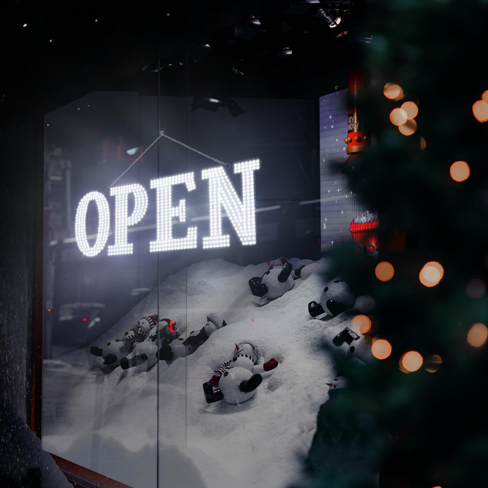 Ultra Bright LED Open Sign 30×10 with Remote for Cafe, Salon, Retail Store