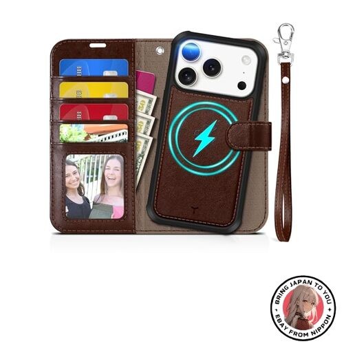 New TUCCH iPhone 17 Pro Case 2-in-1 Detachable Folio Case 6.3-inch with Strap