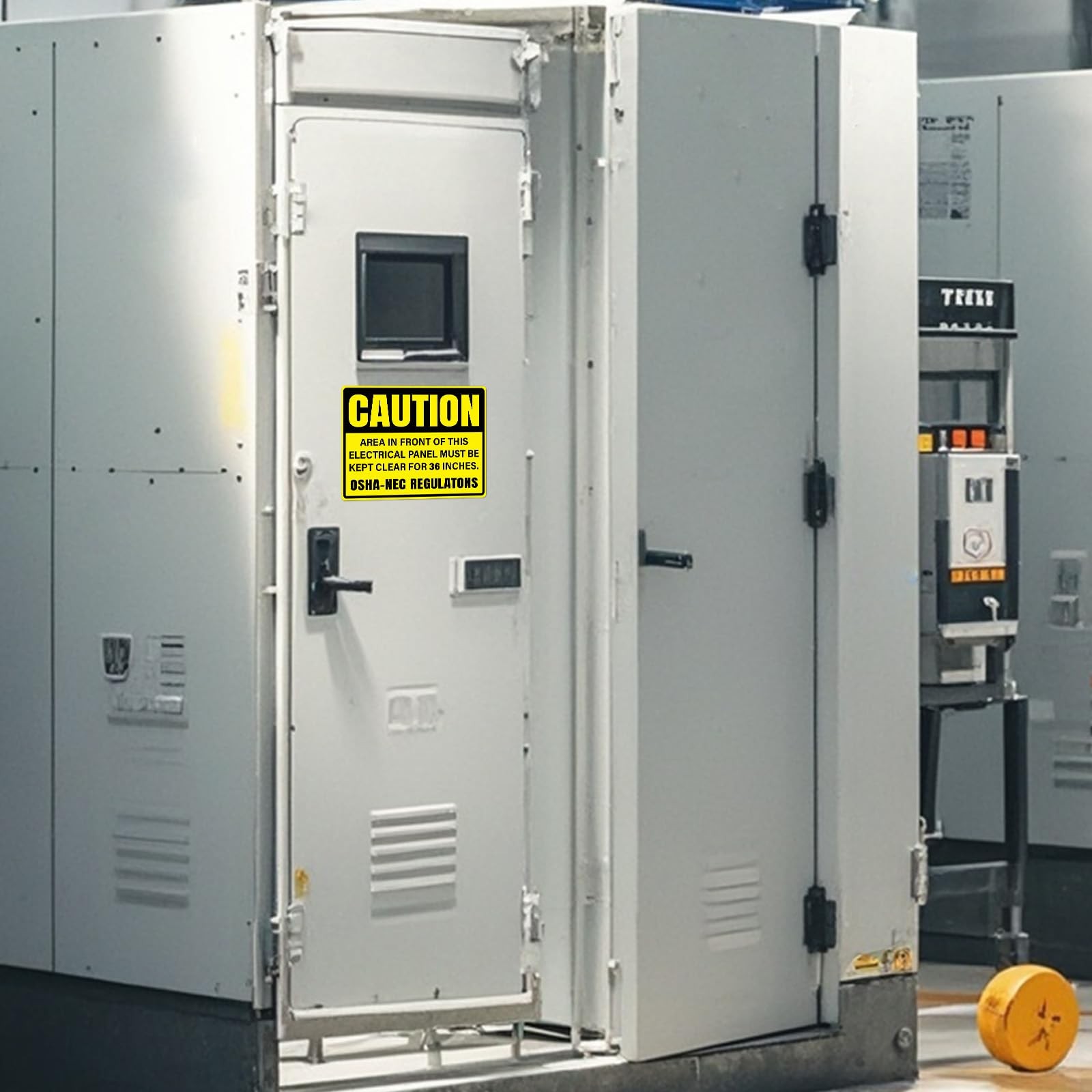 10 Pack Caution Area In Front Of This Electrical Panel Must Be Kept Clear For…