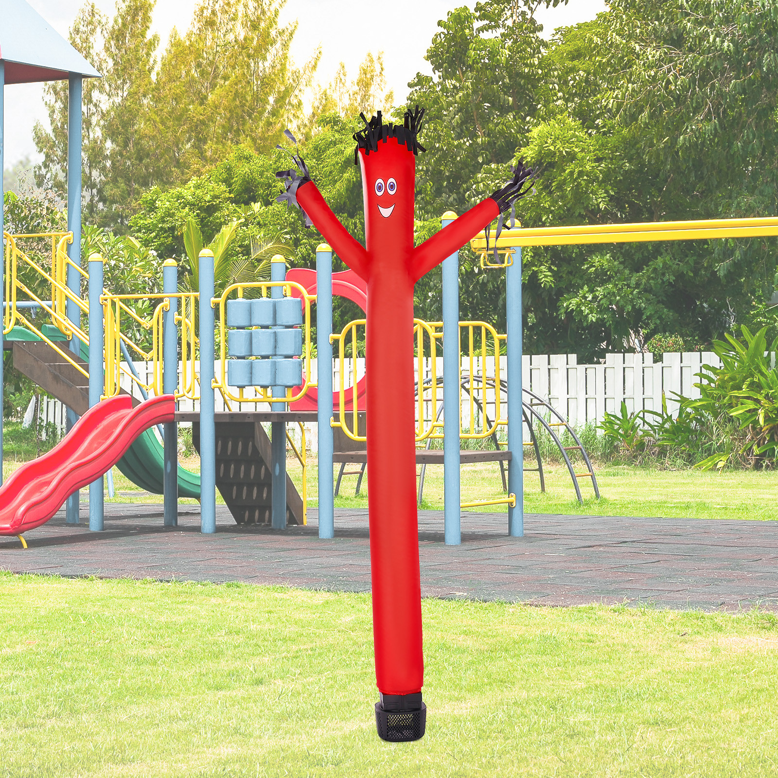 VEVOR 6 ft Wacky Waving Inflatable Tube Man with 1/15 HP Blower Fan