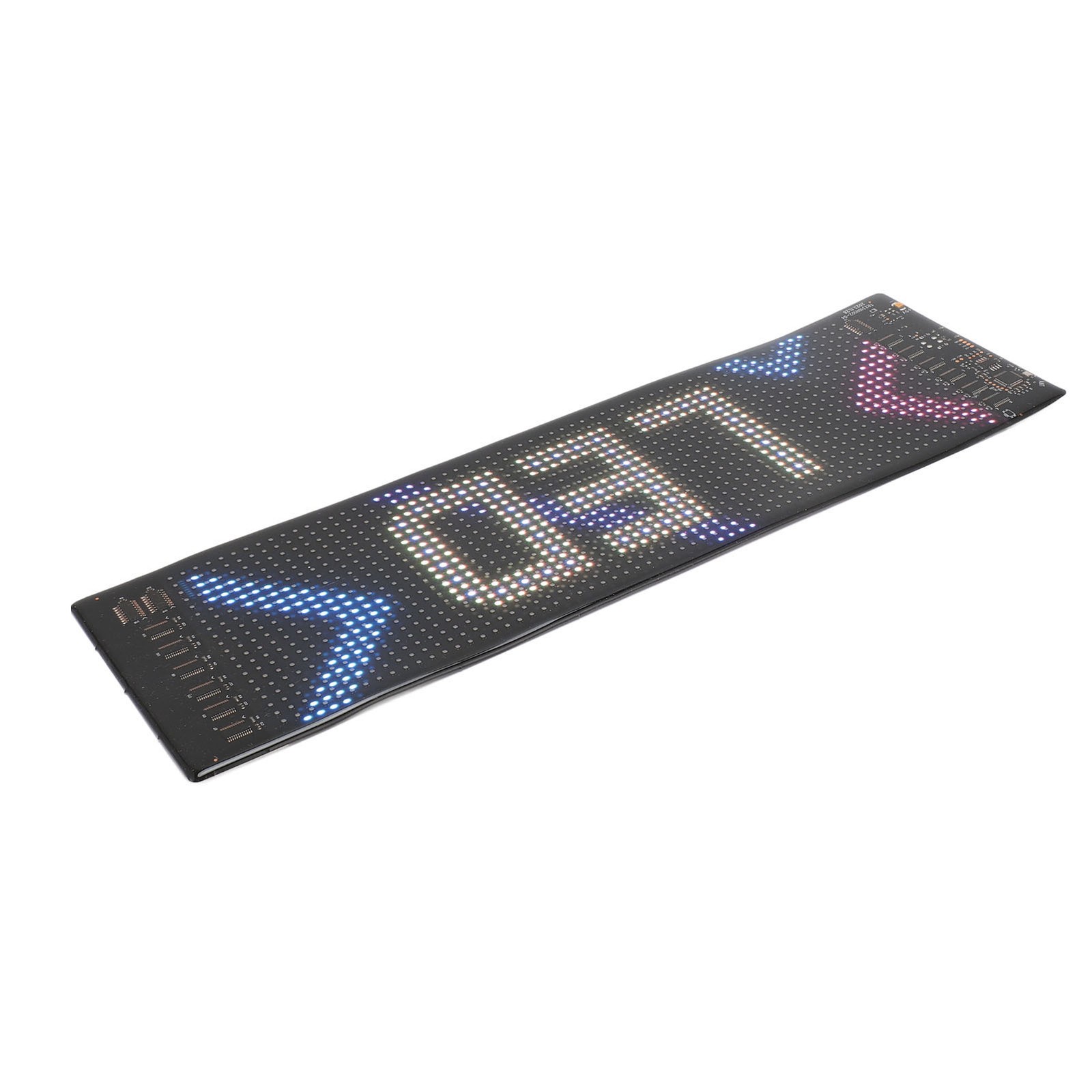 LED Car Sign Professional 13.7×4.0inch Thin Waterproof Scrolling Programmab IFZL