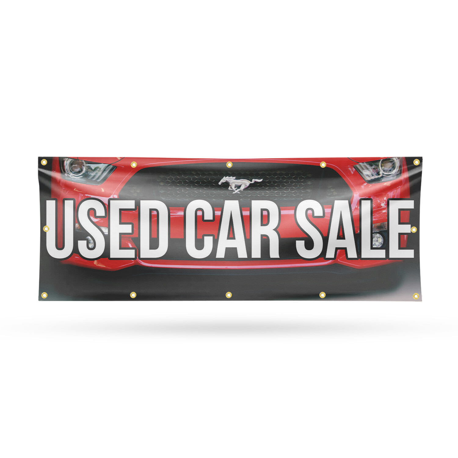 Used Car Sale Vinyl Banner Sign with Metal Grommets Heavy-Duty Single-Sided