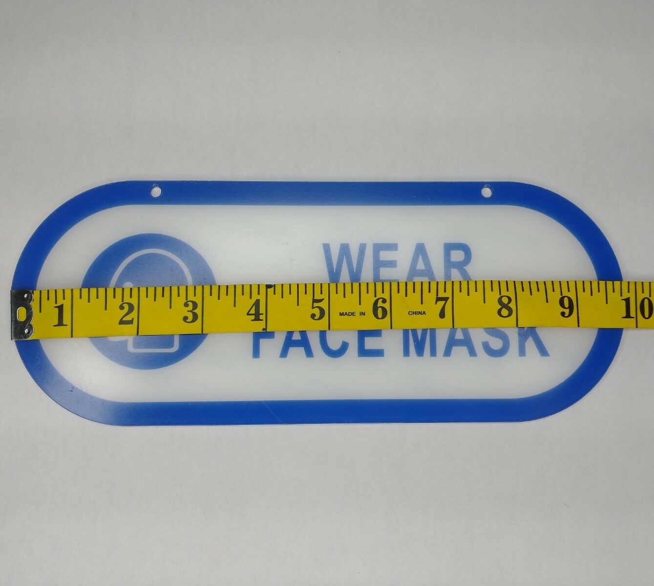 Wear Face Mask Retail Store Office Sign Self Adhesive Or Wall Hanging