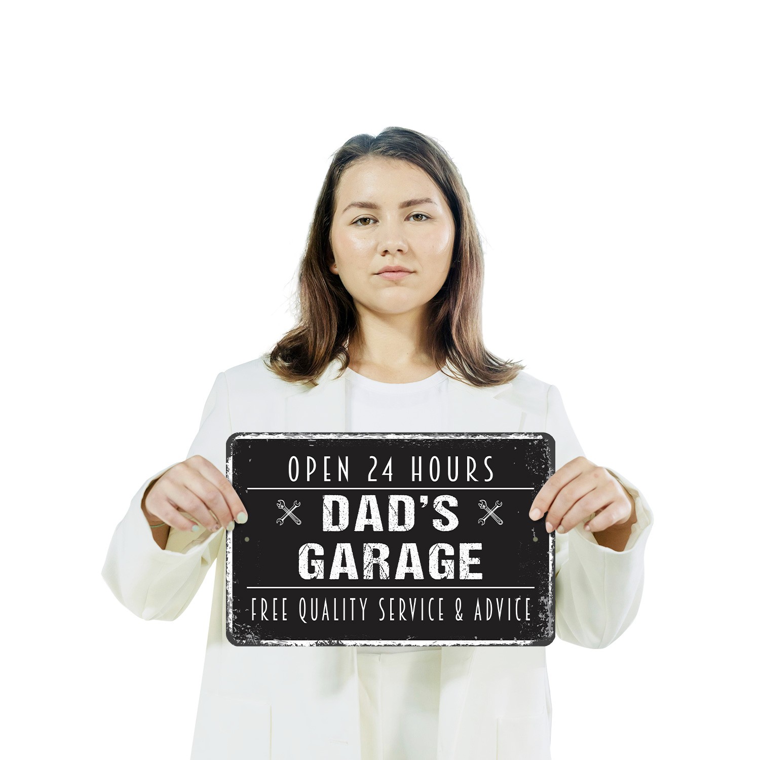 Dad�s Garage Custom Sign Your Name Tools Rule Durable Perfect for Garages