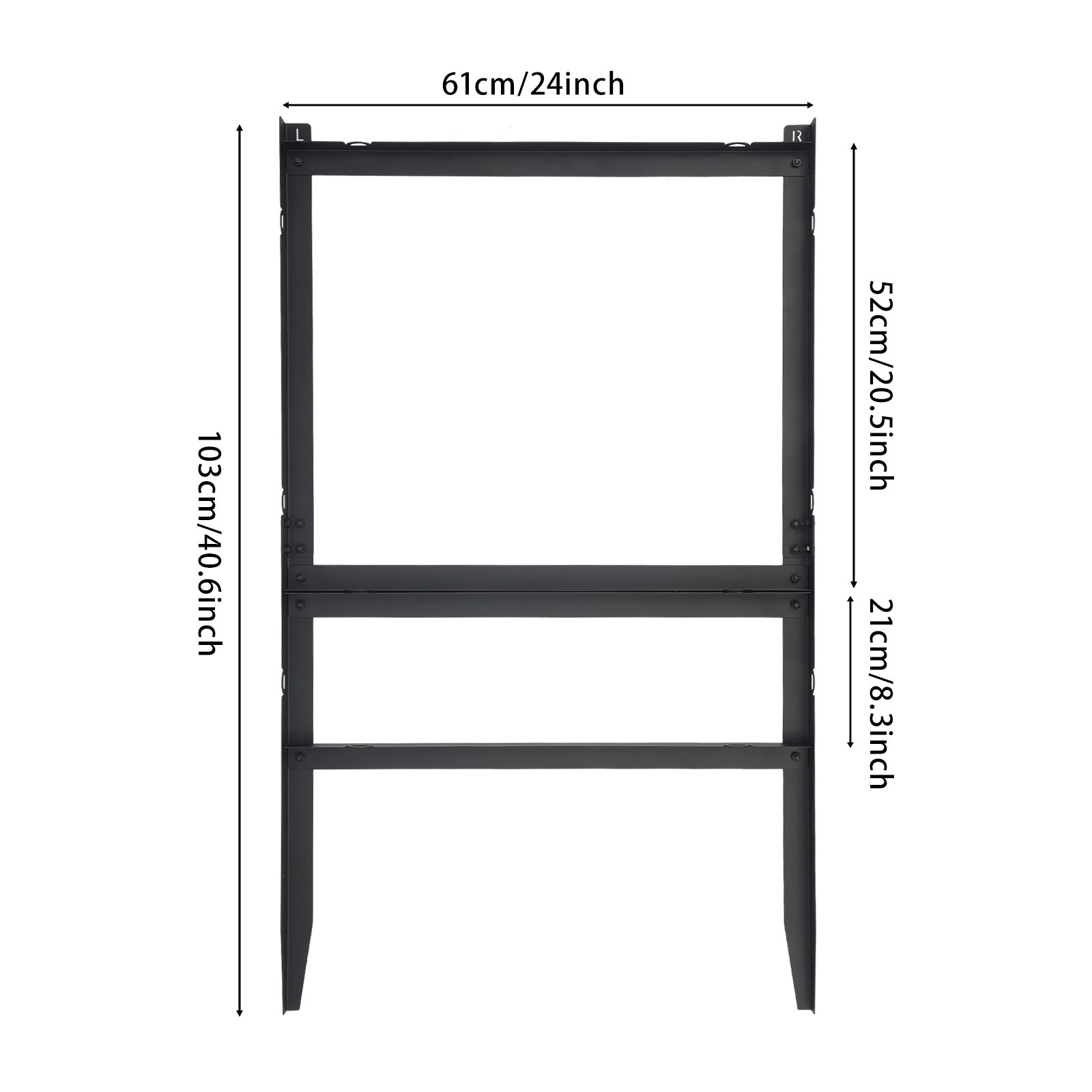40.6in H-Frame Sign Holder Sign Holder Stand Real Estate Yard Sign Panel Stand