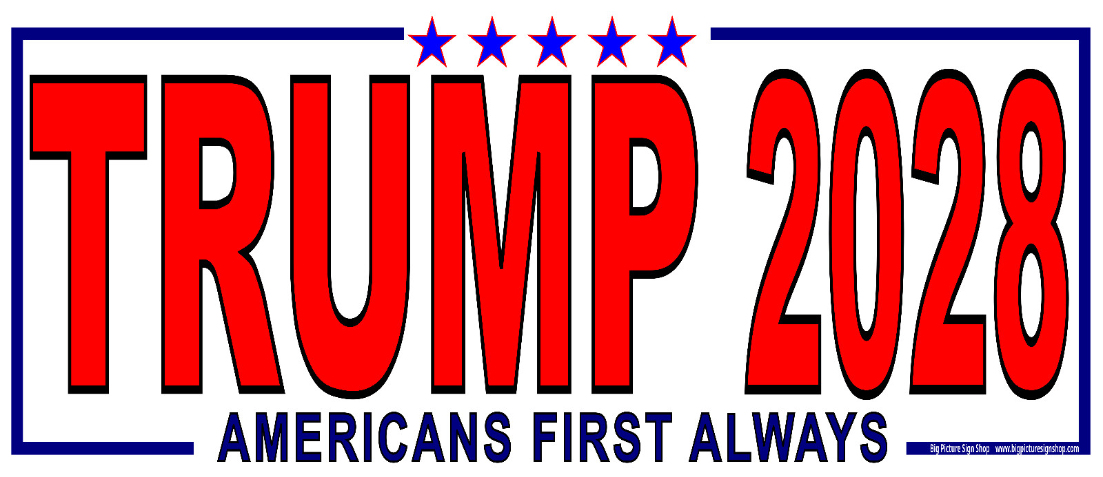 VANCE TRUMP 2028 -HUGE Banners-3 Choices Rd Wh Blu-45 Sizes-USA
