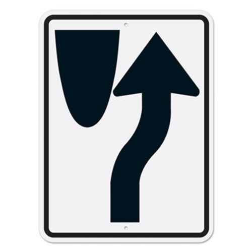 Keep Right Traffic Sign