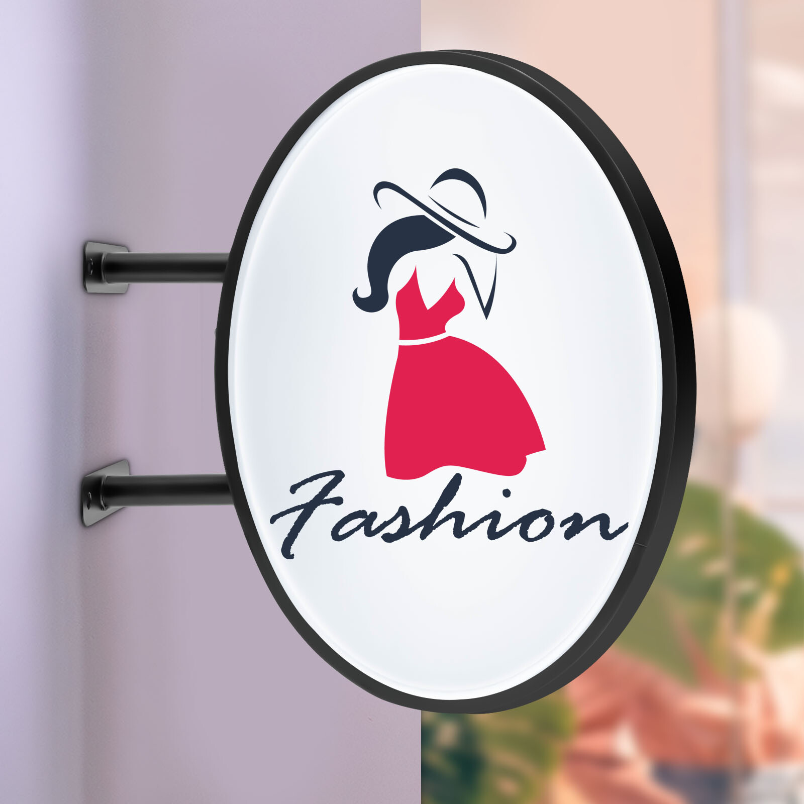 Outdoor LED Advertising Light Box Double Sided Illuminated Projecting Sign 10W