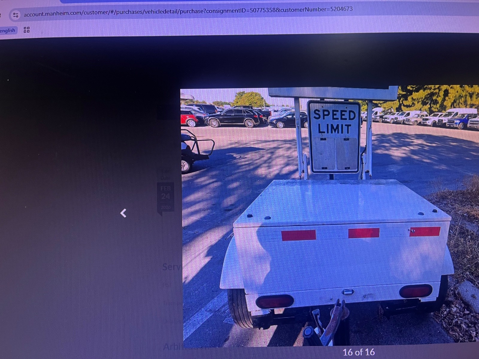 Full Color Programmable LED Sign Board on Trailer – 4′ High x 8′ Wide – USA Made