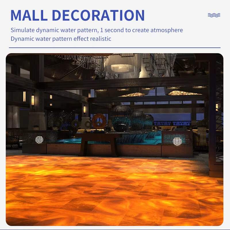 40W-1500W Waterproof Outdoor Ocean Wave Water Ripple GOBO Logo Projector Light
